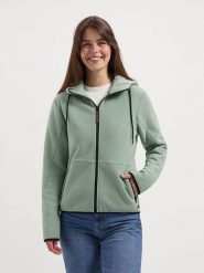 TRAVELIN' Bluza "Kirsten" w kolorze zielonym rozmiar: L. Zielone bluzy z kapturem damskie Travelin', l. Za 195.99 zł.