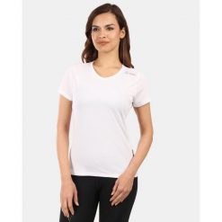T-shirt funzionale da donna Kilpi DIMA-W. Białe t-shirty damskie Kilpi, bez wzorów, bez kołnierzyka. Za 112.21 zł.