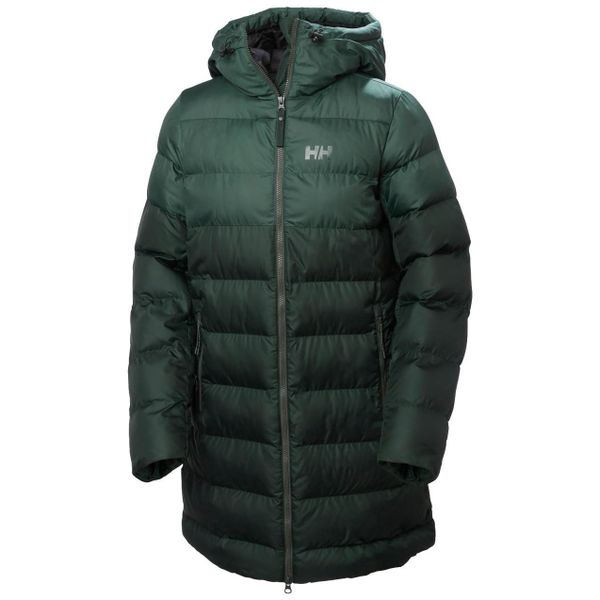 Parka damska z kapturem Helly Hansen Active. Zielone parki damskie Helly Hansen, na zimę, bez wzorów. Za 1,040.25 zł.