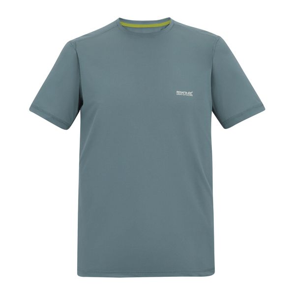 Męska Koszulka Fingal Stretch T-shirt. Niebieskie t-shirty męskie Regatta, m, bez wzorów, bez kołnierzyka. Za 94.99 zł.