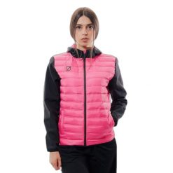 Damska kurtka z kapturem Givova Superior. Fioletowe kurtki damskie Givova, bez wzorów, z puchu, z kapturem. Za 303.99 zł.