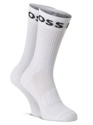 BOSS Skarpety pakowane po 2 szt. Mężczyźni Bawełna biały, 39-42. Białe skarpetki męskie Boss, bez wzorów, z bawełny. Za 74.95 zł.