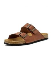 Natural world Klapki w kolorze jasnobrązowym rozmiar: 43. Brązowe klapki damskie natural world, bez wzorów, bez obcasa. Za 130.99 zł.