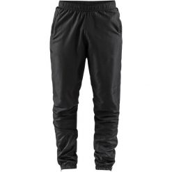 Craft spodnie zimowe męskie Eaze Winter czarne M. Czarne spodnie materiałowe męskie Craft, bez wzorów, sportowe. W wyprzedaży za 179.00 zł.