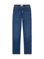 Wrangler Dżinsy - Regular fit - w kolorze granatowym rozmiar: W31/L30. Niebieskie jeansy męskie Wrangler. Za 140.53 zł.