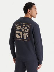 Quiksilver Bluza Salt Water EQYFT05196 Granatowy Regular Fit. Niebieskie bluzy bez kaptura męskie Quiksilver, m, z bawełny. Za 279.99 zł.