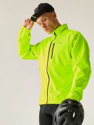 Dare 2b Kurtka kolarska "Tor" w kolorze jaskrawożółtym rozmiar: S. Żółte kurtki outdoor męskie Dare 2b, m, bez wzorów, bez kaptura. Za 205.45 zł.