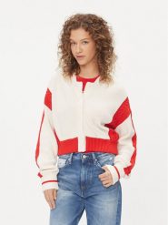 Tommy Jeans Kardigan Archive DW0DW15856 Écru Regular Fit. Kardigany damskie Tommy Jeans, m, bez wzorów, z jeansu. Za 349.99 zł.