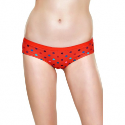 Happy Socks - Figi Dot. Brązowe figi damskie Happy Socks, s, bez wzorów, z bawełny. W wyprzedaży za 34.90 zł.