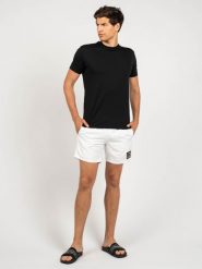 Karl Lagerfeld Kąpielówki "Basic" | KL22MBM01 | Basic | Mężczyzna | Biały. Białe kąpielówki męskie Karl Lagerfeld, m, bez wzorów, z materiału. W wyprzedaży za 189.00 zł.