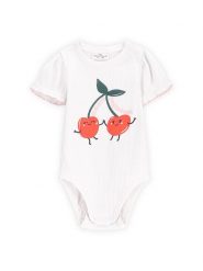 Coccodrillo Body dziecięce WC5112201MGN Biały. Białe body niemowlęce COCCODRILLO, bez wzorów, z bawełny, bez ramiączek. Za 39.99 zł.