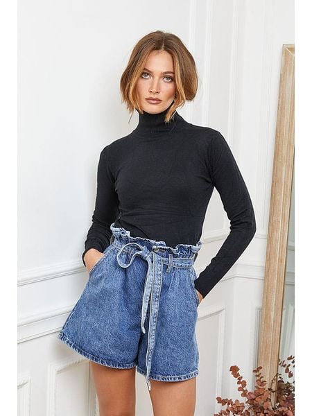 Joséfine Golf "Buviol" w kolorze czarnym rozmiar: L. Czarne golfy damskie Joséfine, l, bez wzorów, bez ramiączek. Za 130.81 zł.