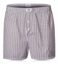 Męskie Bokserki Luźne, Majtki z Rozporkiem na Guzik - Drobny Wzór - Pako Jeans. Bokserki męskie Pako Jeans, bez wzorów, z bawełny. Za 33.00 zł.