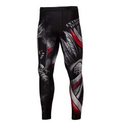 Legginsy sportowe męskie EXTREME HOBBY HUSARZ. Czarne bielizna termoaktywna męska EXTREME HOBBY, m, bez wzorów, z elastanu. Za 229.00 zł.