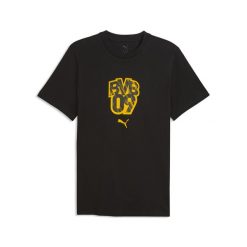 Męska koszulka Borussia Dortmund ftblCulture PUMA. Czarne t-shirty sportowe męskie Puma, m, bez ramiączek, do piłki nożnej. Za 129.00 zł.