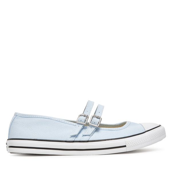 Baleriny Converse. Niebieskie baleriny damskie Converse, bez wzorów, bez obcasa. Za 209.99 zł.