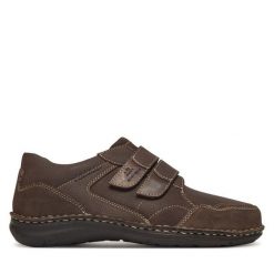 Półbuty Josef Seibel. Brązowe półbuty męskie Josef Seibel, bez zapięcia. Za 309.99 zł.