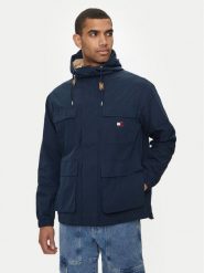 Tommy Jeans Parka Utility DM0DM18905 Granatowy Regular Fit. Niebieskie parki męskie Tommy Jeans, m, bez wzorów, z bawełny. Za 539.99 zł.