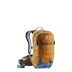 Plecak rowerowy Deuter Attack 8 JR - cinnamon/atlantic. Brązowe plecaki damskie Deuter, bez wzorów. Za 702.99 zł.
