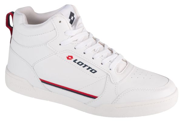 Buty sportowe Sneakersy męskie, Nandu. Białe buty sportowe na co dzień męskie Lotto, z materiału, bez zapięcia, trekkingowe. Za 129.99 zł.