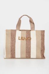Torebka płócienna shopperka LIU JO. Torebki klasyczne damskie Liu Jo, bez wzorów, bez dodatków. Za 469.00 zł.