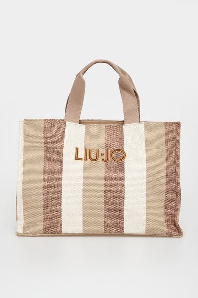 Torebka płócienna shopperka LIU JO. Torebki klasyczne damskie Liu Jo, bez wzorów, bez dodatków. Za 469.00 zł.