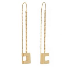Kolczyki Elisabetta Franchi. Żółte kolczyki damskie Elisabetta Franchi, złote. Za 739.99 zł.
