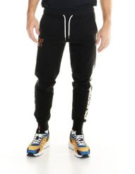 Męskie spodnie dresowe Leone Winter Gold. Czarne spodnie sportowe męskie LEONE 1947 APPAREL, z bawełny. Za 84.16 zł.