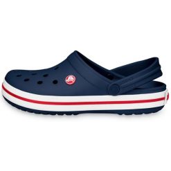 Japonki Crocs Crocband, Dla obu płci. Czerwone klapki damskie Crocs, z materiału. Za 289.99 zł.
