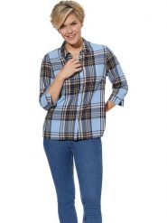 WITT WEIDEN Bluzka w kolorze błękitnym rozmiar: 46. Niebieskie bluzki damskie WITT WEIDEN, bez wzorów, z wiskozy, bez kołnierzyka, bez ramiączek. Za 56.79 zł.