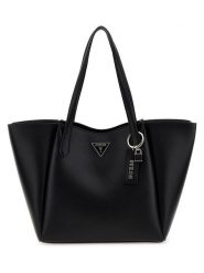 Guess Torebka w kolorze czarnym - 28 x 27 x 14 cm rozmiar: onesize. Czarne torebki klasyczne damskie Guess, z aplikacjami, z materiału, bez dodatków. Za 390.92 zł.
