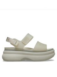 Crocs Sandały Soho Sandal 212651 Szary. Szare sandały damskie Crocs, bez wzorów, z tworzywa sztucznego, bez obcasa, na płaskiej podeszwie. Za 249.99 zł.
