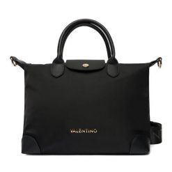 Torebka Valentino. Czarne torebki klasyczne damskie Valentino, bez wzorów, bez dodatków. Za 469.99 zł.