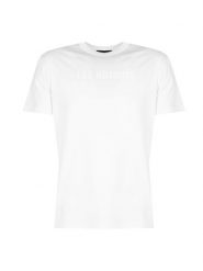Les Hommes T-Shirt "LH Logo" | LBT1026700F | Mężczyzna | Biały. Białe t-shirty męskie Les Hommes, m, bez wzorów, z bawełny, bez kołnierzyka. W wyprzedaży za 349.00 zł.