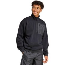 Bluza męska adidas City Escape Fleece Half-Zip GD. Czarne bluzy bez kaptura męskie Adidas, m, z bawełny. Za 189.99 zł.