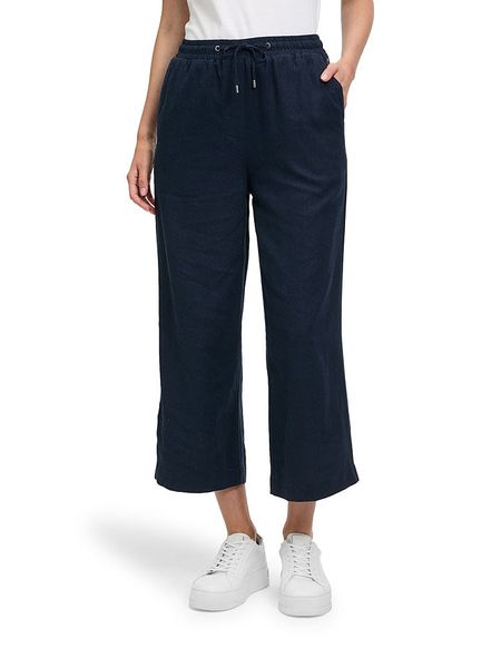 BETTY & CO Spodnie w kolorze granatowym rozmiar: 44. Niebieskie spodnie materiałowe damskie Betty & Co., bez wzorów, z materiału. Za 104.95 zł.