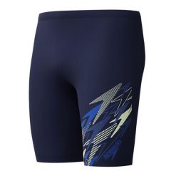 Spodenki do pływania Speedo Medley Navy - jammery. Niebieskie kąpielówki męskie Speedo, l, bez wzorów, do pływania. Za 179.99 zł.