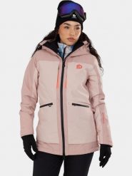 Kurtka Narciarska Damska Fundango Pemberton ECO Allmtn. Czerwone kurtki damskie Fundango, na zimę, m, bez wzorów, z materiału, bez kaptura. Za 599.00 zł.