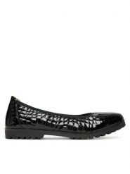 Caprice Baleriny 9-22151-45 Czarny. Czarne baleriny damskie Caprice, bez wzorów, ze skóry, bez obcasa. Za 172.99 zł.