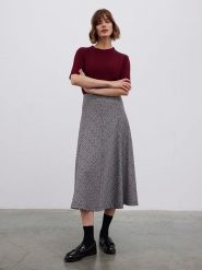 BGN Spódnica w kolorze czarno-białym rozmiar: 38. Czarne spódniczki damskie BGN, bez wzorów, z podwyższonym stanem, midi. Za 127.65 zł.