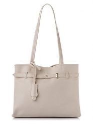 Vince Camuto Torebka w kolorze kremowym - 35 x 28 x 12 cm rozmiar: onesize. Brązowe torebki klasyczne damskie Vince Camuto, bez wzorów, z materiału, bez dodatków. Za 174.10 zł.