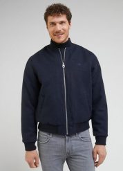 LEE MĘSKA KURTKA WOOL BOMBER JACKET SKY CAPTAIN 112341652 L87E016371. Kurtki męskie Lee, l, bez wzorów, bez kaptura. Za 259.99 zł.