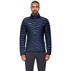 Kurtka trekkingowa męska Mammut Albula IN Hybrid. Niebieskie kurtki męskie Mammut, m, bez wzorów, z poliamidu, bez kaptura. W wyprzedaży za 731.00 zł.