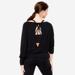 Bluza do tańca nowoczesnego damska Starever. Czarne bluzy bez kaptura damskie STAREVER, s, z elastanu. Za 119.99 zł.