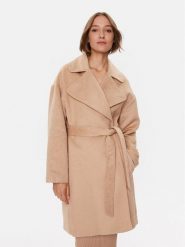 Guess Płaszcz przejściowy W3BL38 WFR22 Beżowy Regular Fit. Brązowe płaszcze damskie Guess, s, z aplikacjami, z syntetyku. Za 949.99 zł.