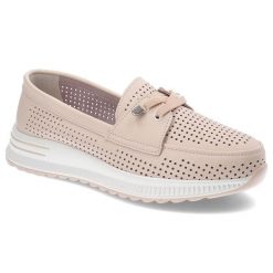 Różowe Półbuty Artiker Lekkie Buty Damskie. Czerwone półbuty damskie Artiker, w ażurowe wzory, ze skóry, sportowe, bez obcasa. Za 169.00 zł.