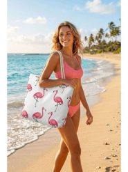 Lucky Bees Torba plażowa w kolorze białym - 56 x 35 x 15 cm rozmiar: onesize. Białe torebki klasyczne damskie Lucky Bees, bez wzorów, z materiału, bez dodatków. Za 49.19 zł.