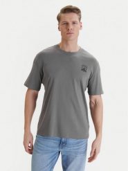 Beverly Hills Polo Club T-Shirt W126-BHMTS-1021-42X Szary Regular Fit. Szare koszulki polo męskie Beverly Hills Polo Club, m, bez wzorów, z bawełny, bez ramiączek. Za 89.99 zł.