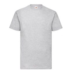 Koszulka Unisex Dla Dorosłych Valueweight. Szare bluzki damskie Fruit of the Loom, s, bez wzorów, bez kołnierzyka. Za 35.99 zł.
