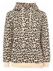 Zwillingsherz Bluza "Leo Allover" w kolorze beżowym rozmiar: L/XL. Brązowe bluzy z kapturem damskie Zwillingsherz, l. Za 198.10 zł.